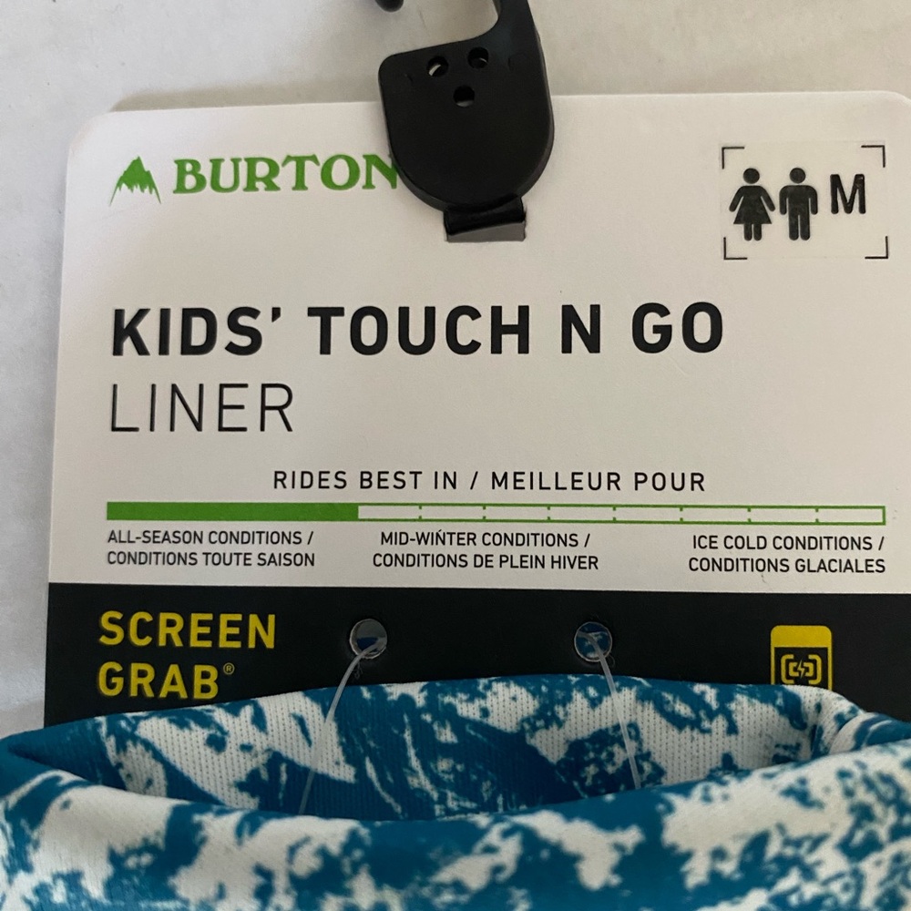 Burton Kids’ Touch N Go Liner Blue Blotto Trees Size Medium New - Picture 12 of 13